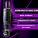 Máscara Capilar Matizadora Platinum White SoupleLiss 300ml