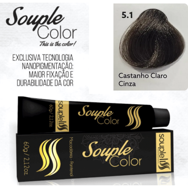 Coloração Soupleliss Tintura Para Cabelo 60g