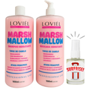 Kit Shampoo e Máscara Hidratante MarshMallow Loviél 1L