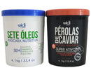 Kit Mascara Sete Óleos 1kg + Perolas De Caviar 1kg Widi Care