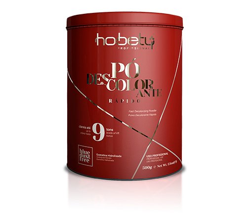 Pó Descolorante 9 Tons Dust Free Hobety 500g