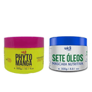Kit Máscaras Phytomanga 300gr + Sete Óleos Widi Care 300gr