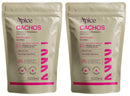 Kit 2 Refil Ativador E Modelador De Cachos Apice Vegano Anti Frizz Creme De Pentar Uso Diário 500g
