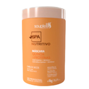 Kit SPA Nutritivo Para Cabelos Danificados Quebradiços Soupleliss 1L