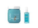 Kit Máscara Esfoliação Capilar 750g + Óleo Reparador Finalizador Mar Morto 60ml Hobety