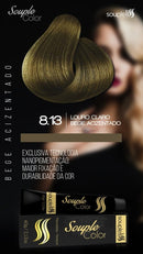 Coloração 8.13 Louro Claro Bege Acinzentado Color SoupleLiss 60gr