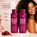 Kit PhytoBerry Ultra Hidratante - Shampoo, Condicionador e Gel Antiencolhimento Widi Care 500ml