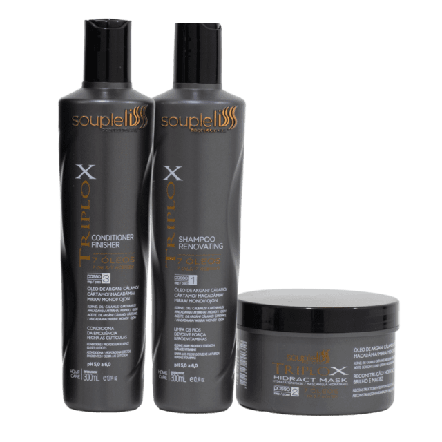 Triplo X Home Care Reconstrução 7 Óleos Soupleliss