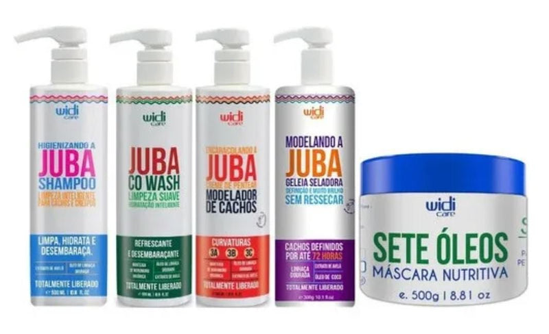 Shampoo Encaracolando Geleia Co Wash Másc 7 Óleos Widi 300g