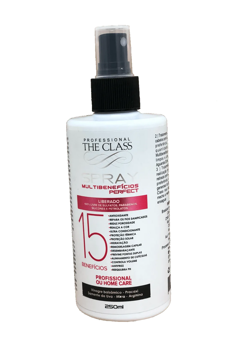 Leave in Spray 15 Em 1 Multi Benefícios The Class 250ml