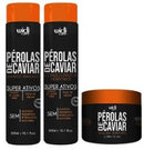 Kit Manutenção Perolas de Caviar Shampoo- Condicionador e Máscara 300g