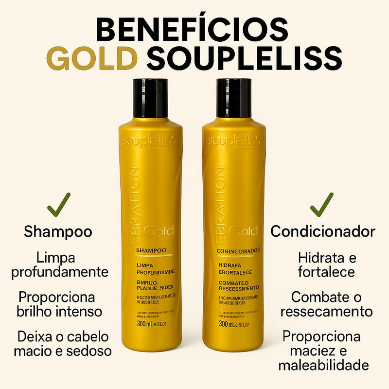 Kit Home Care Gold Celebration Soupleliss