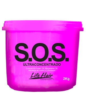 Life Hair Máscara SOS Reconstrução Balde 2kg