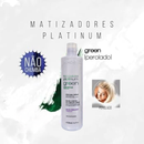 Máscara Matizadora Platinum Green Efeito Pérola Soupleliss 300ml