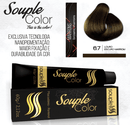 Coloração 6.7 Louro Escuro Marrom Color SoupleLiss 60gr