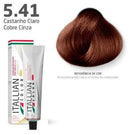 Coloração 5.41 Castanho Claro Cobre Cinza Itallian Color 60g