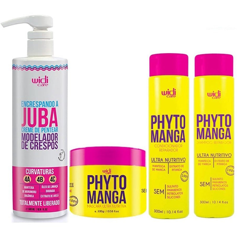 Kit Encrespando a Juba 500ml e Manutenção PhytoManga Widi Care