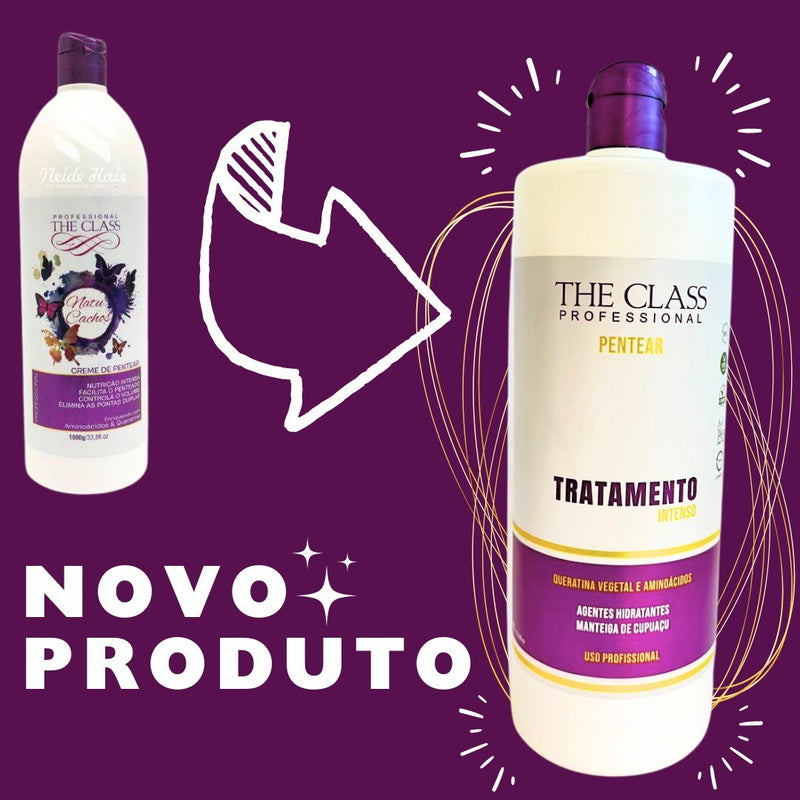 Creme De Pentear Manteiga Cupuaçu Cachos Definidos Tratamento Intensivo The Class 1L