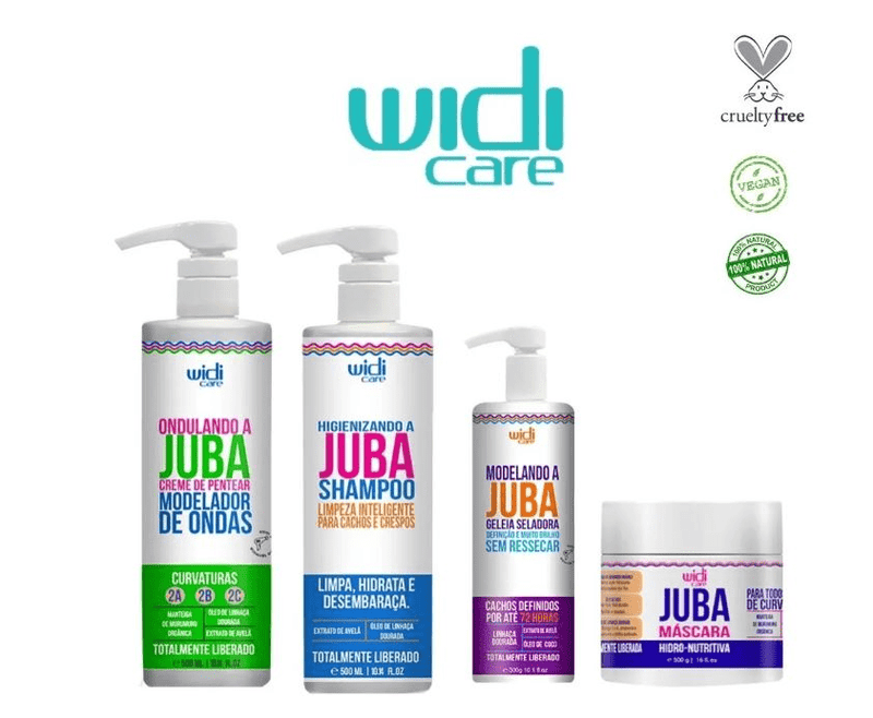 Ondulando Shampoo 500ml Geleia Máscara Hidronutritiva Widi