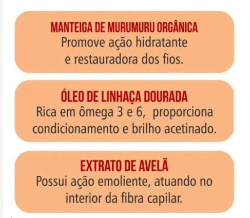 Kit Crepe de Pentear Encaracolando 500ml + Máscara PhytoManga 300ml + Operação Resgate 300ml Widi Care