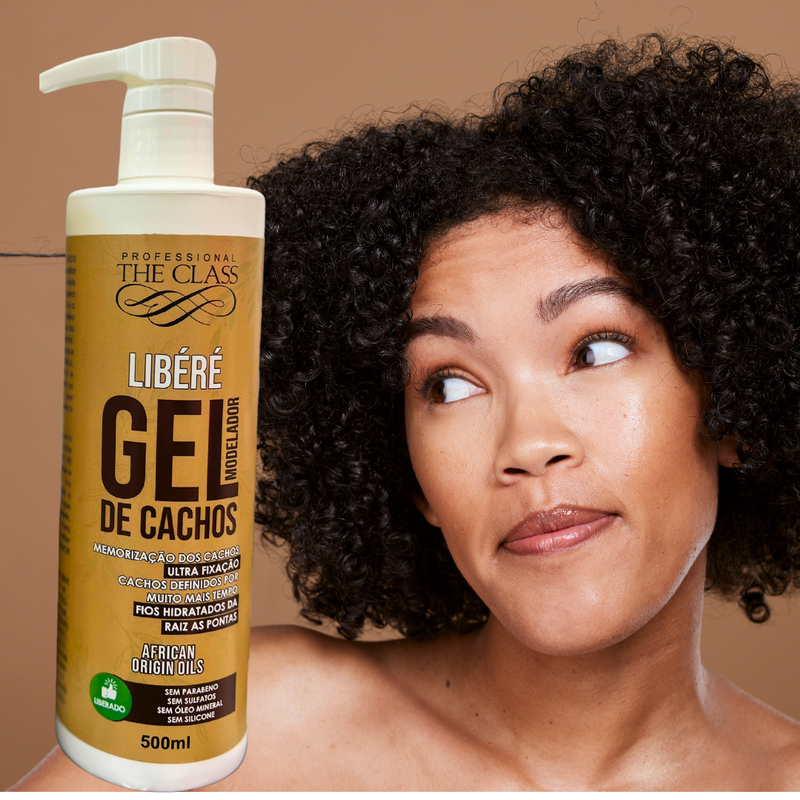 Gel Modelador De Cachos Libere African Ultra Fixação The Class 500ml