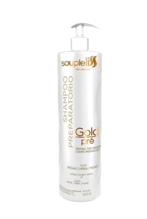 Shampoo Preparatório Anti Resíduos Gold Pré Soupleliss 1L