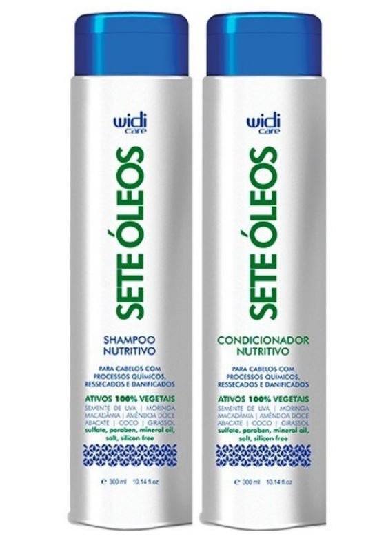 Kit Manutenção Sete Óleos Shampoo 300ml + Condicionador 300ml Widi Care