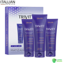 Kit Home Care Blonde Matizante Trivitt Hidratação Itallian HairTech