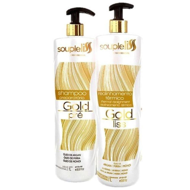 Souple LIss Gold Liss Escova Realinhamento Térmico