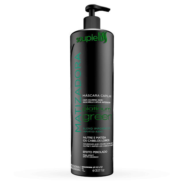 Matizador Platinum Green Soupleliss  1L