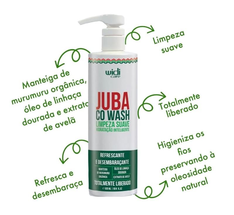 Kit Co Wash Limpeza Suave 500ml + Condicionador Hidro-nutritivo 500ml + Óleo De Argan 120ml Widi Care