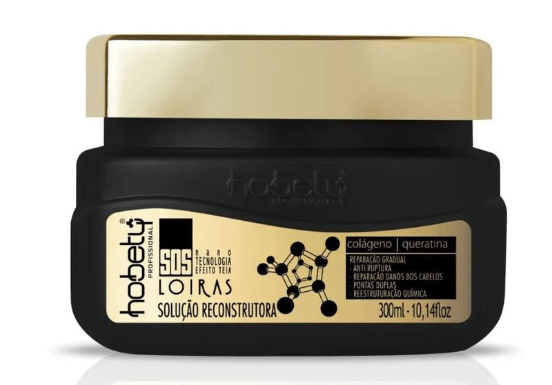 Kit Sos Loiras Shampoo 300ml E Mascara 300g Hobety
