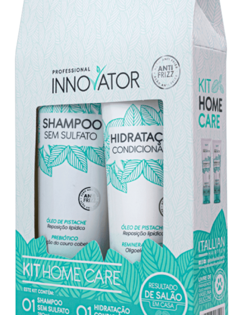 KIT HOME CARE ITALLIAN INNOVATOR SHAMPOO 280ML + HIDRATAÇÃO 250G