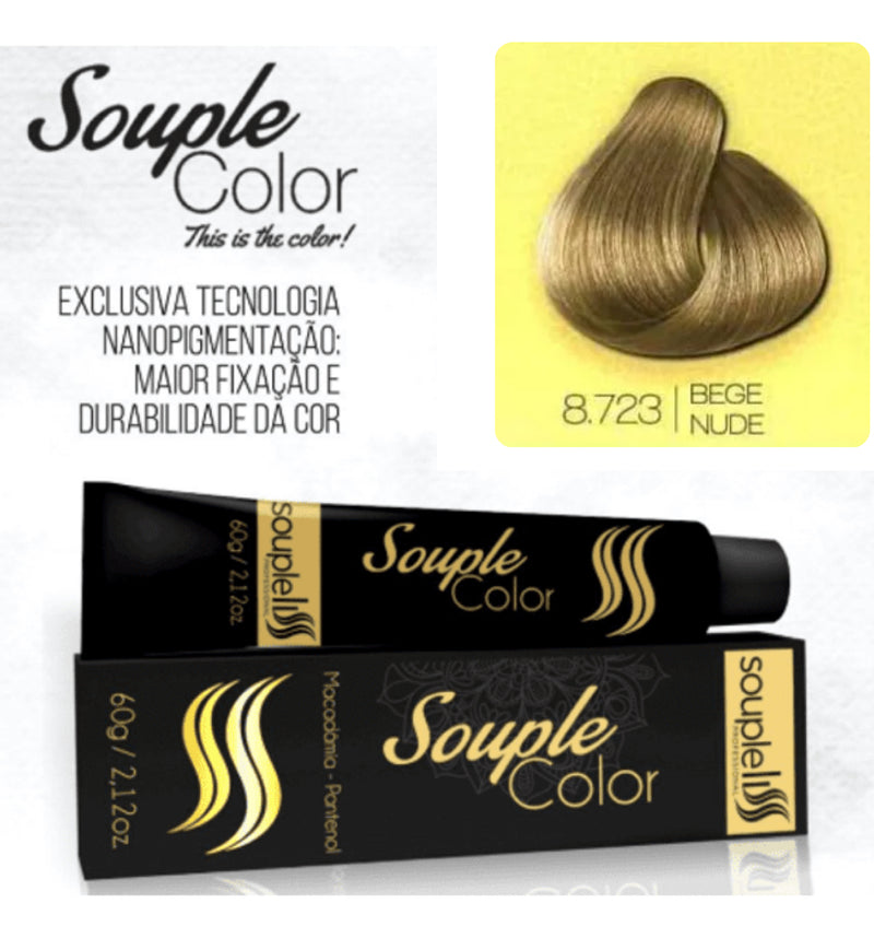 Coloração Soupleliss Tintura Para Cabelo 60g