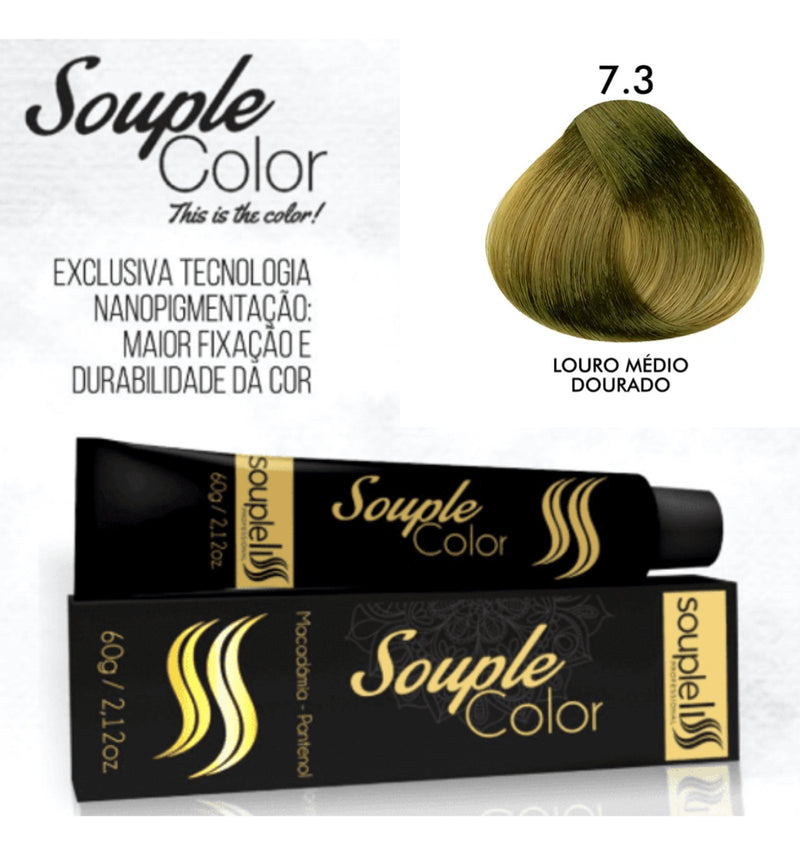Coloração Soupleliss Tintura Para Cabelo 60g
