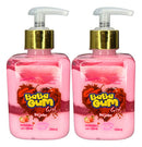 Kit 2 Gel Hidratante Beijável Corpo E Virilha Morango BabaGum Life Hair 280g