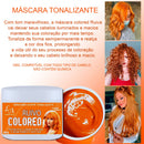 Máscara Tonalizante Ruivo Cobre S/ Amônia 100% Natural 300g L&A