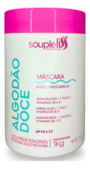 Máscara Algodão Doce Com Aminoácidos - 7 Óleos Soupleliss 1kg