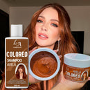 Kit Shampoo E Máscara Tonalizante Avelã Morena S/ Amônia L&A