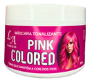 Máscara Tonalizante Rosa Pink S/ Amônia 100% Natural 300g L&A