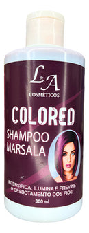Shampoo Tonalizante Marsala Vinho Intenso 300ml L&A