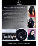 Máscara Tonalizante Black Preta S/ Amônia 100% Natural 300g L&A
