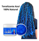 Máscara Tonalizante Blue Azul S/ Amônia 100% Natural 300g L&A