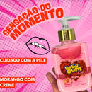 Gel Hidratante Beijável Corpo E Virilha Morango Sexy BabaGum Life Hair 280g