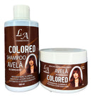 Kit Shampoo E Máscara Tonalizante Avelã Morena S/ Amônia L&A