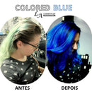 Máscara Tonalizante Blue Azul S/ Amônia 100% Natural 300g L&A