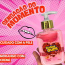 Kit 2 Gel Hidratante Beijável Corpo E Virilha Morango BabaGum Life Hair 280g