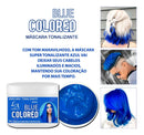 Máscara Tonalizante Blue Azul S/ Amônia 100% Natural 300g L&A