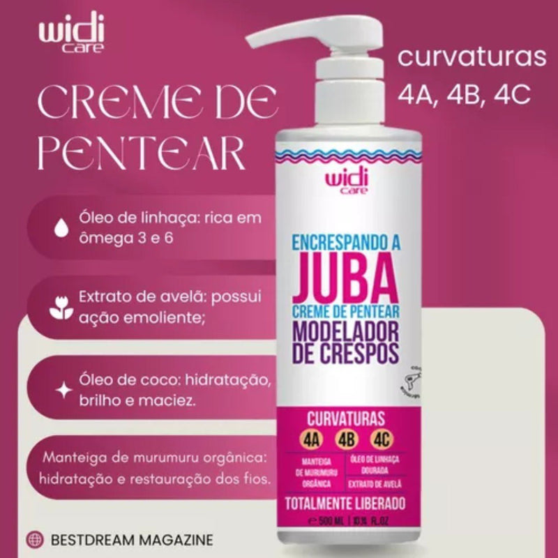 Kit Encrespando a Juba 500ml e Manutenção PhytoManga Widi Care