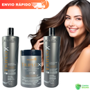 Triplo X Souple Liss Shampoo Máscara Condicionador 3x1L